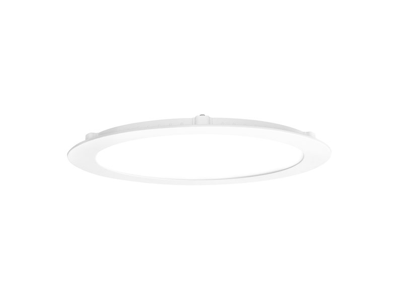 ARIC 50105 - Flat Led - Downlight Plat, Rond, Fixe, Blanc, 110°, Led Intég 20,4W 3000K 1800Lm