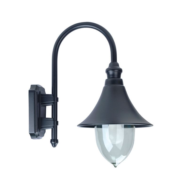 [ARIC-3081] ARIC 3081 - Lamparo - Applique Mur Ext. Ip44 Ik07, Noir, E27 100W Max., Ampoule Non Incl.