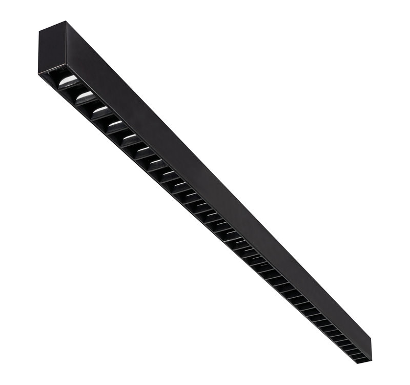 ARIC 51442 - Linear 2 - Plafonnier 1,4M Ugr16 36W 4000K 2800Lm 50000H, Noir