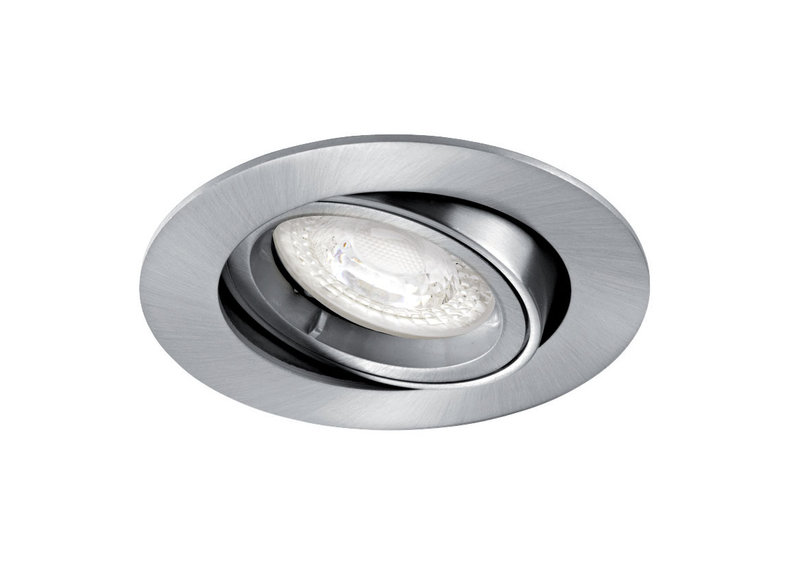 [ARIC-4836] ARIC 4836 - Speed 70 R 12 - Encastré Gu5,3, Rond, Basculant, Nickel, Ampoule Non Incl.