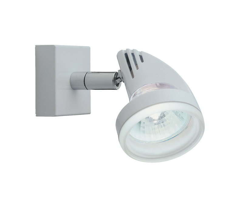[ARIC-4810] ARIC 4810 - Columbia 01 - Spot Sur Patère Gu5,3 50W Max, Orientable, Blanc, Ampoule Non Incl.