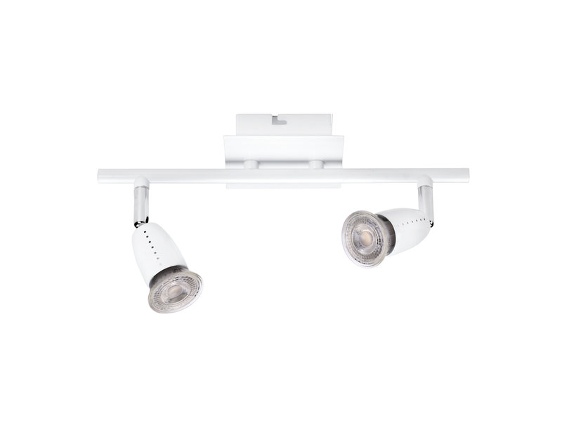[ARIC-4663] ARIC 4663 - Ecco B2 - Plaf./Appl.Mur 2 Spots Gu10 50W Max., Blanc, Lpes Non Incl.
