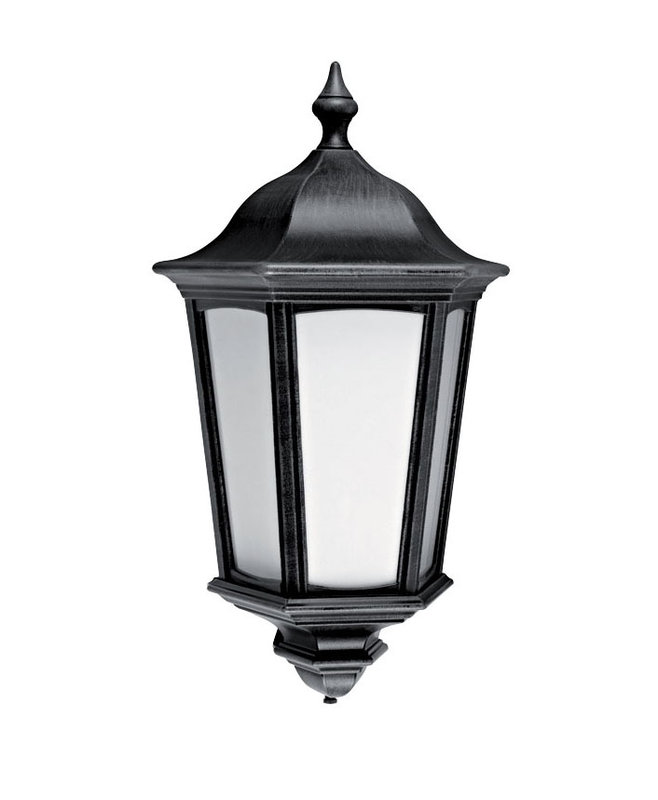 ARIC 50292 - Lizio Led- Applique Mur Ext. Ip44 Ik08, Noir, Led Intég. 13W 2700K 400Lm