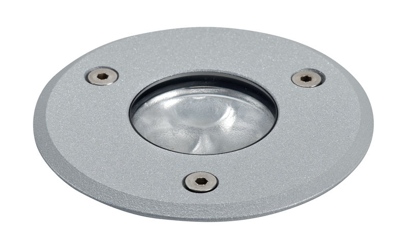 ARIC 50288 - Mira 65-24 - Enc.Sol Ext. Ip67 Ik08 Ø80 Gris Ral 9006, Led 24V 5,5W 3000K 60000H