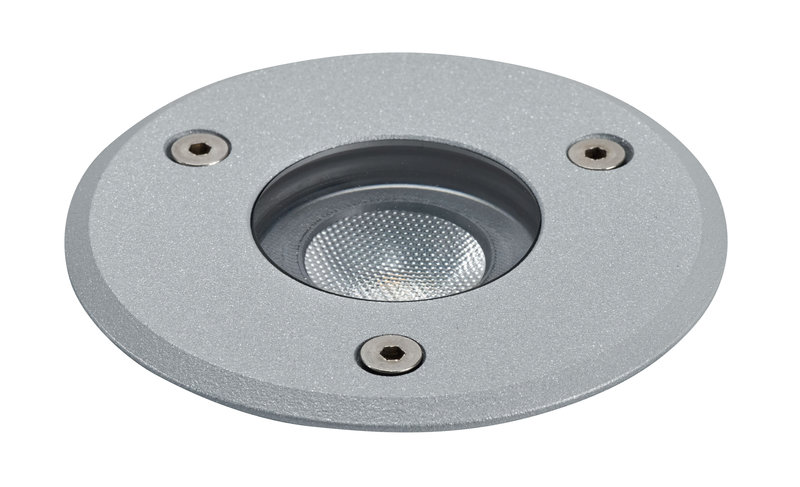 ARIC 50286 - Mira 65-230 - Enc.Sol Ext. Ip67 Ik08 Ø80 Gris Ral9006, Led 230V 5W 3000K 30000H