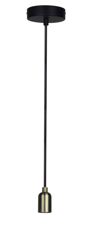 ARIC 51206 - Epoque - Susp. E27 60W Max, Douille Style Rétro, Bronze, Ampoule Non Incl.