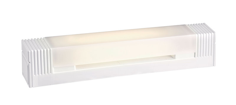 ARIC 53035 - B.85L 01 - Réglette S19 Ip24 Vol.2 A/Inter A/Ampoule Led 7W 2700K 600Lm Incl., Opale