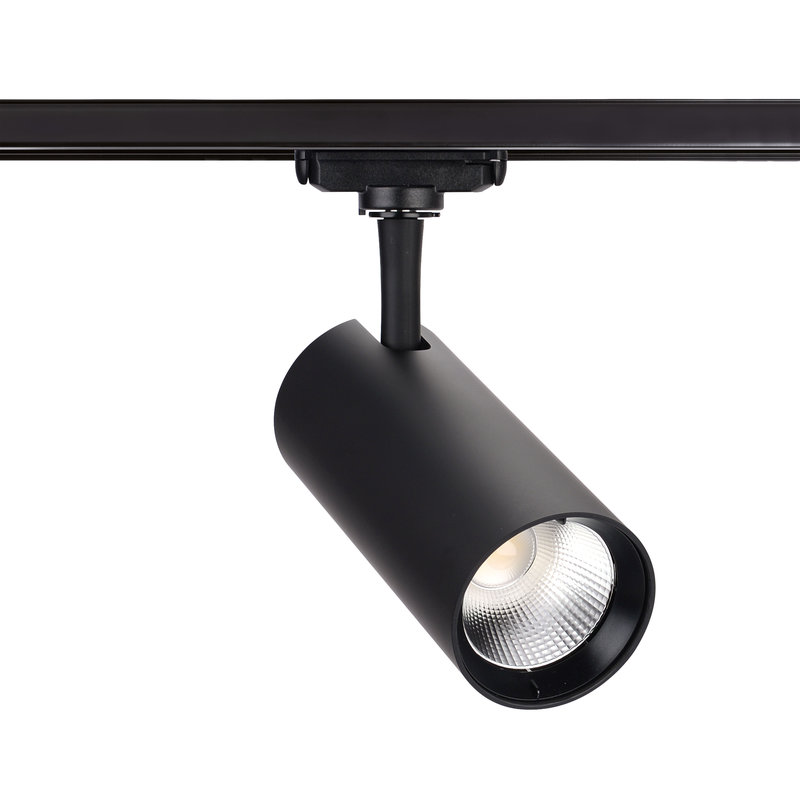 ARIC 51564 - Projecteur Pour Rail 1All. Polaris Noir 45° 14/20W 1300-1770Lm 3-Cct 30000H