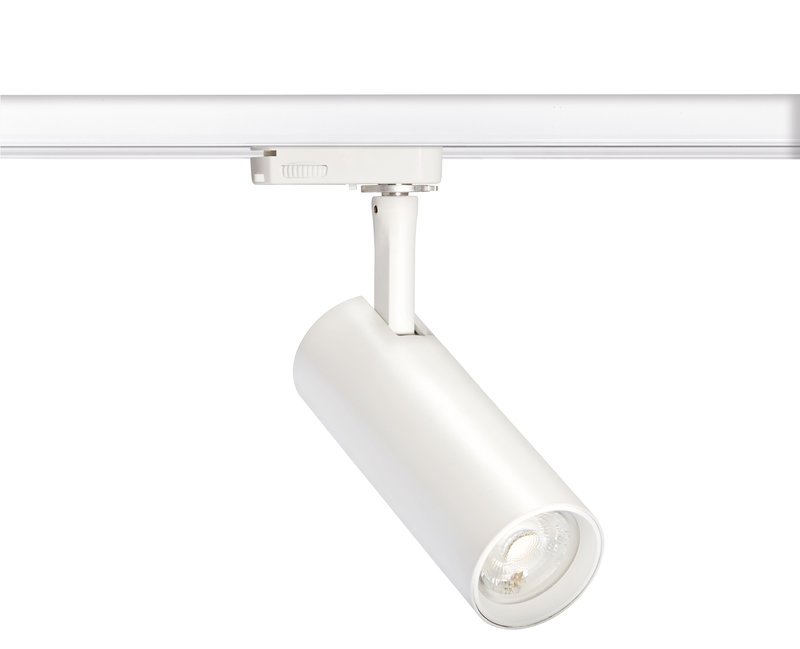 ARIC 51370 - Tek 12 - Proj. Rail 3 All.023, Blanc, Angle 60°, Led Intég. 12,5W 3000K 1050Lm