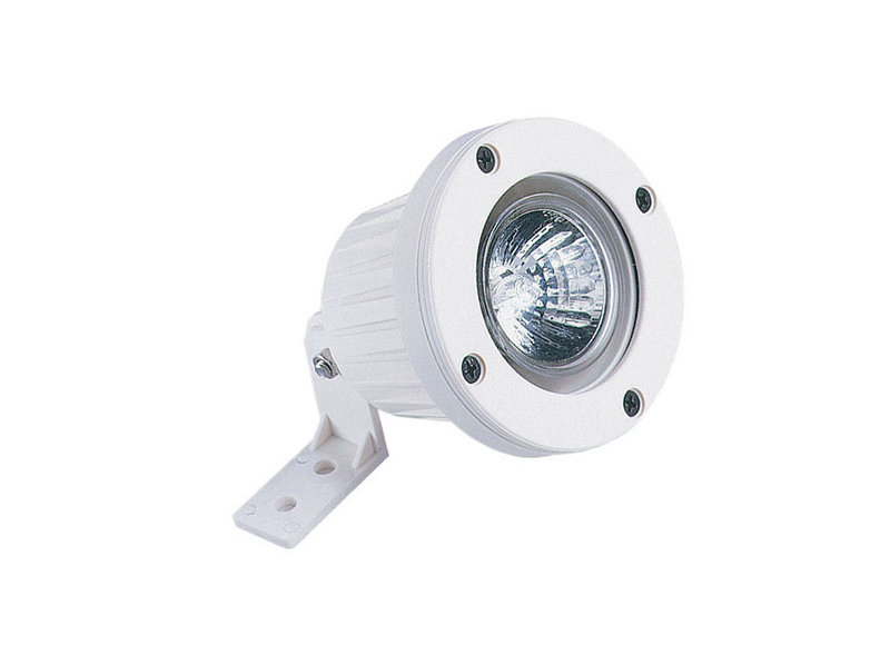 ARIC 0801 - Sub 50 - Proj. Ext. Ip68 Ik07, Blanc, Ampoule Gu5,3 Led 5,3W 3000K 460Lm