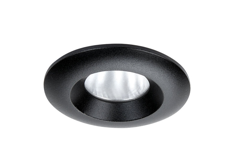 ARIC 5386 - Micro Lem - Encastré Miniature Ø45Mm, Led 2,5W 40° 4000K 180Lm 30000H, Noir