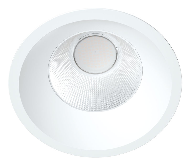 ARIC 51972 - Downlight Riva 2 Cct 3000/4000K Ip64, Ø232Mm, Blanc, Led 25W 60° 2800Lm, Dim