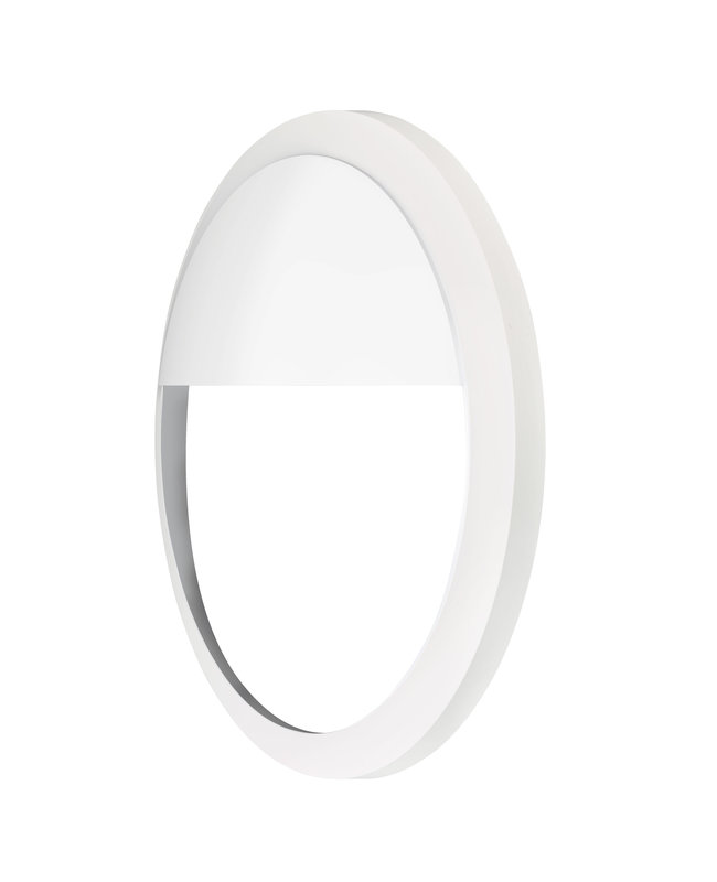 ARIC 50910 - Collerette Demi-Lune Blanche, 1/4 De Tour Pour Rhea Cct
