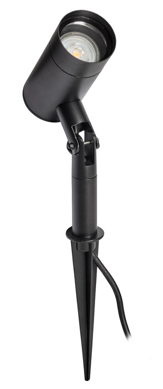 [ARIC-3154] ARIC 3154 - Kiwi - Proj. Ext. Ip54 Ik04 Gu10, Graphite, A/Ampoule Led 6,6W 3000K 680Lm Incl.