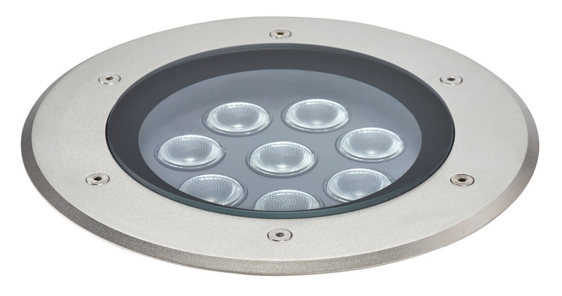 [ARIC-51722] ARIC 51722 - Tecnisol 200 - Enc.Sol Ext. Ip67 Ik10, Rond, Inox, Led 23W 60° 3000K 1500Lm