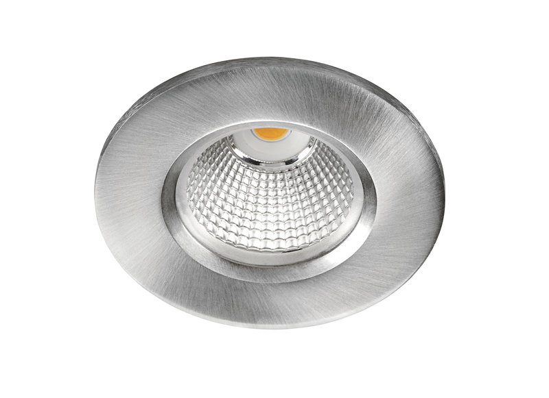 ARIC 50654 - Dl-Iso - Encastré Ip20/65, Recouvrable, Nickel, Led Intég. 8W 50° 3000K 770Lm