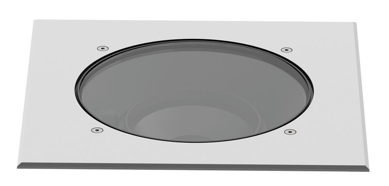 ARIC 51942 - Lumisol 230 - Enc.Sol Ext. Ip67 Ik10 Inox 316L, Carré, Led 19W 70° 4000K 2450Lm