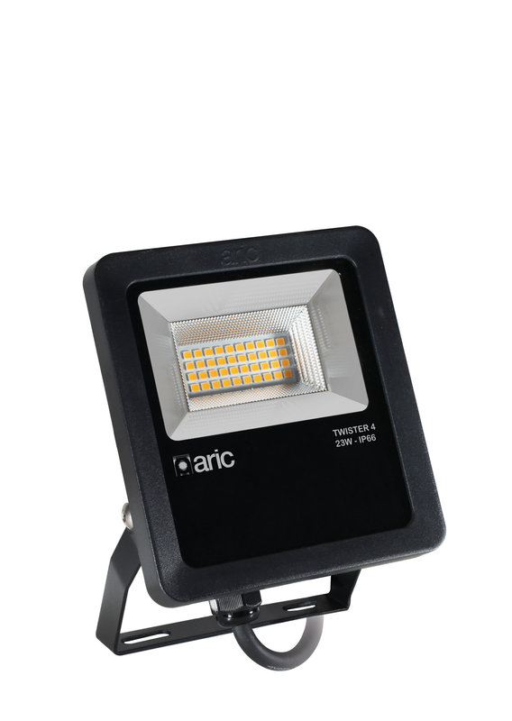 [ARIC-51667] ARIC 51667 - Twister 4 Noir 23W 3000K Ip66 Ik08 3450Lm 90° 50000H