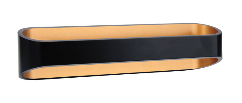 [ARIC-50547] ARIC 50547 - Palace - Applique Mur, Noir/Doré, Led Intég. 17,5W 3000K 930Lm, Dimmable