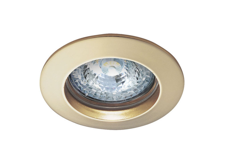 ARIC 4855 - Fixo -12 - Encastré Gu5,3, Rond, Fixe, Doré, Ampoule Non Incl.