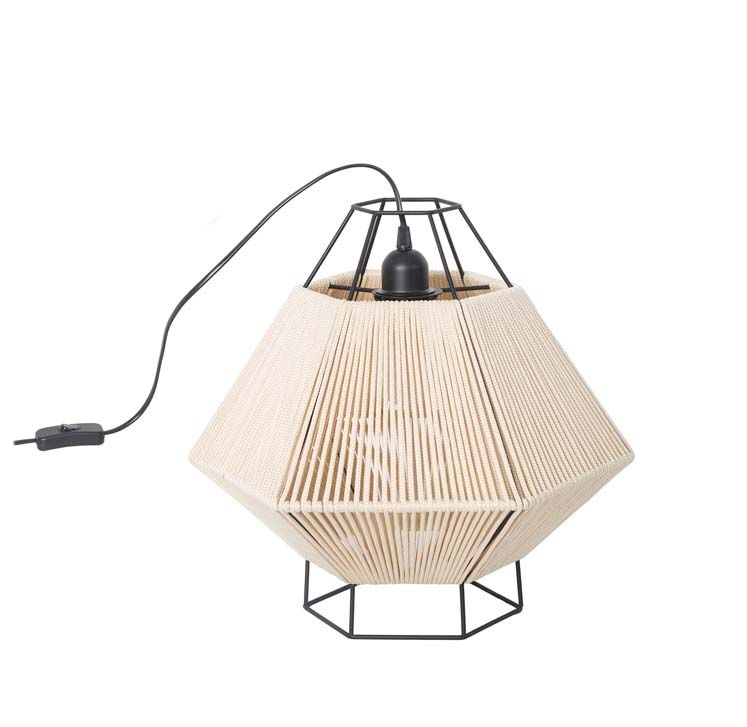 Lampe de table legato 1 x e27 10 noir beige 10-5930-05-20