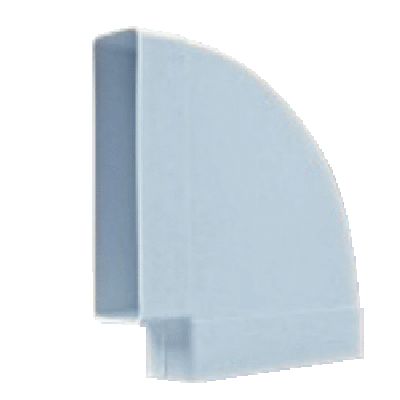 Coude PVC rigide horizontal 90° 55x220 