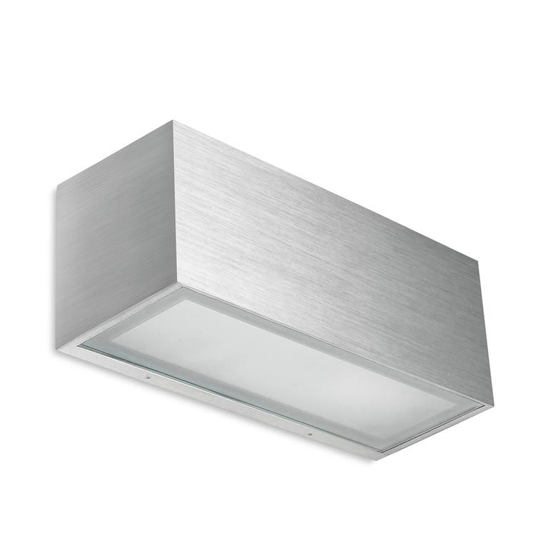 Applique lia 1 x e27 60 aluminium brossé 05-4401-BX-B8