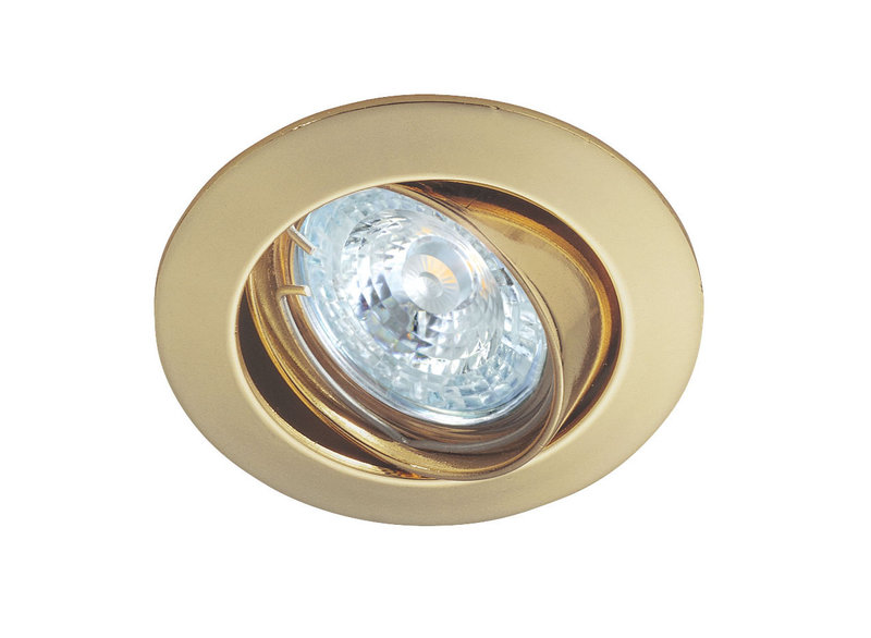 [ARIC-4875] ARIC 4875 - Lunar 50-12 - Encastré Gu5,3, Rond, Basculant, Doré, Ampoule Non Incl.