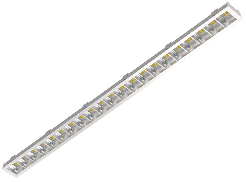[ARIC-51987] ARIC 51987 - Module Led Blanc/Silver Ugr16 P/Dalle Modulo, 12,5W Cct 3000/4000K 1750Lm 50000H
