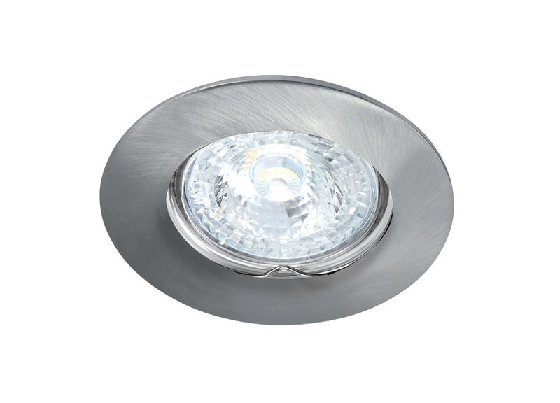 ARIC 4857 - Fixo -12 - Encastré Gu5,3, Rond, Fixe, Nickel, Ampoule Non Incl.