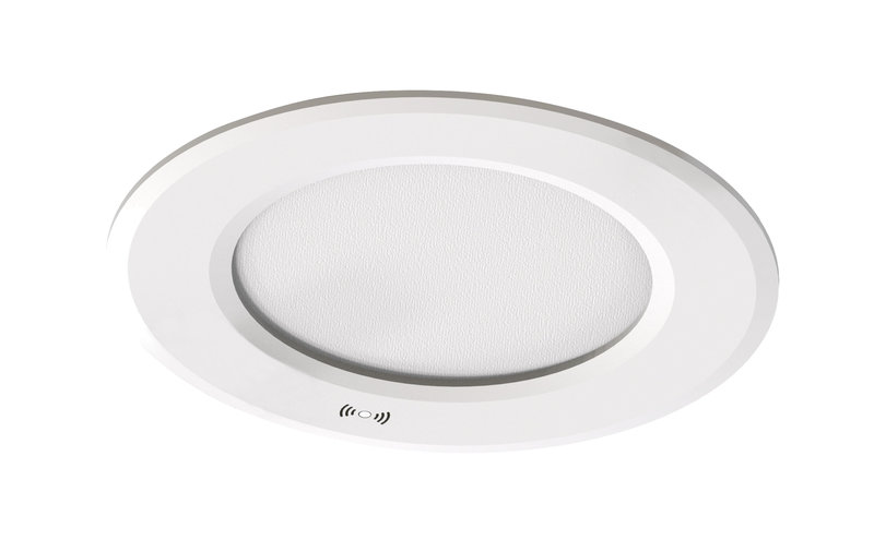 [ARIC-51490] ARIC 51490 - Flat-Iso Sensor-Downlight Ip5X/65 Recouvr. 8W 800Lm 2700/3000/4000K(3-Cct) Blanc