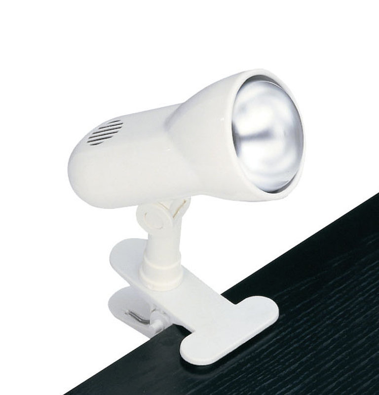 [ARIC-0673] ARIC 0673 - Manta 63 - Spot À Pince E27 60W Max, Orientable, Blanc, Ampoule Non Incl.