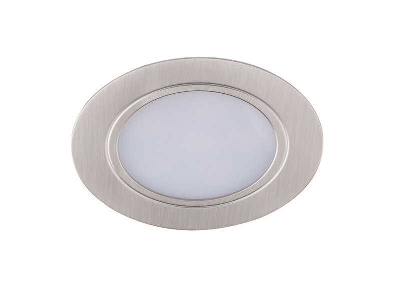 ARIC 5365 - Kit Meubled - Encastrés Ip44 Ronds, Fixes, Alu, Led Intég. 9W 3000K 4X150Lm