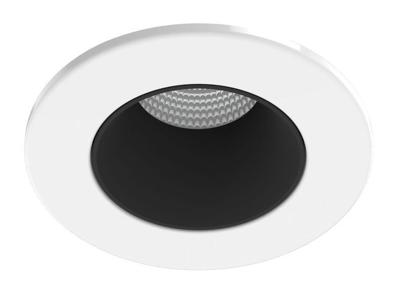 [ARIC-11036] ARIC 11036 - Collerette Métal Pour Encastré Ef8, Ronde, Couleur : Blanc