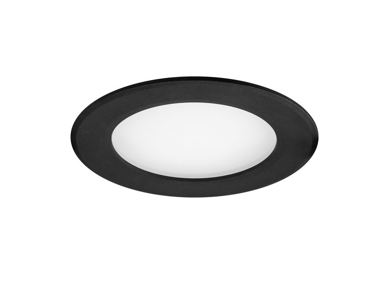 ARIC 50919 - Flat-Iso-Downlight Ip65 Recouvr., 8W 750Lm 2700/3000/4000K (3-Cct), Noir