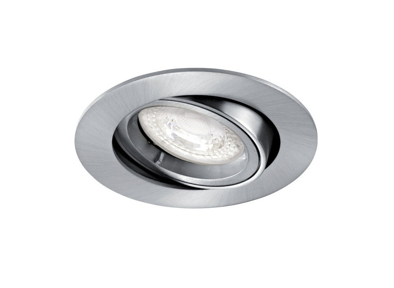 ARIC 50736 - Dlt-Iso 75 - Encastré Gu10 Bascul., Nickel, Recouvrable, Re2020, Ampoule Non Incl.