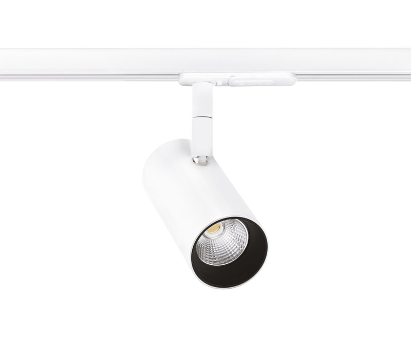 ARIC 50466 - Elma - Proj. Rail 1 All.029, Blanc, Angle 30°, Led Intég. 10,5W 3000K 850Lm