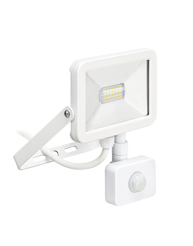 ARIC 50815 - Wink 10 - Proj. Ext. Ip65 Ik08, Blanc, Led Intég. 110° 10W 3000K 900Lm, A/Sensor