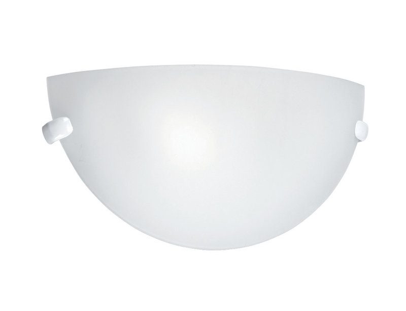 ARIC 3972 - Kuma - Applique Mur E27 60W Max., Demi-Lune, Verre Opale, Ampoule Non Incl.