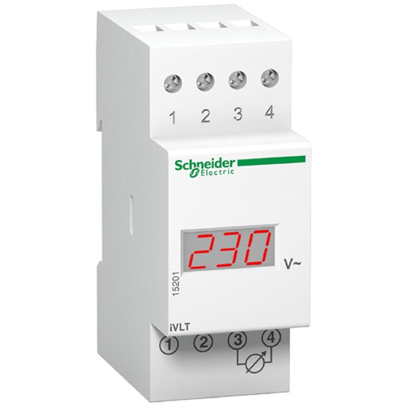 PowerLogic - voltmètre numérique - modulaire - 0 à 15201