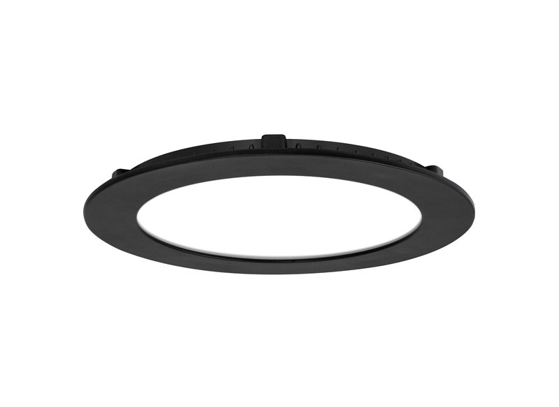 [ARIC-50806] ARIC 50806 - Downlight Flat Cct Rond Fixe Noir 110° Led 13W 1150Lm 2700/3000/4000K