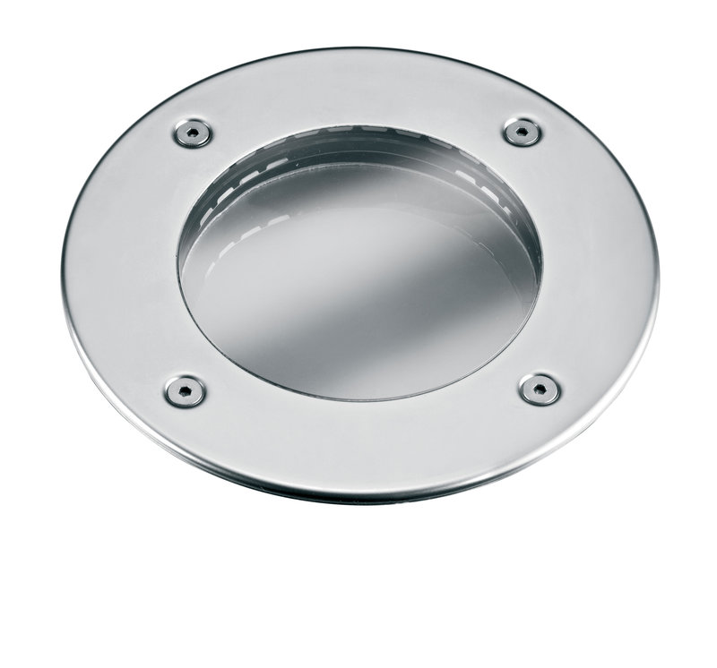 [ARIC-1700] ARIC 1700 - Walker 2-Enc. Sol Ext. Ip67 Ik10, Rond, Inox, E27 R63 40W Max, Ampoule Non Incl