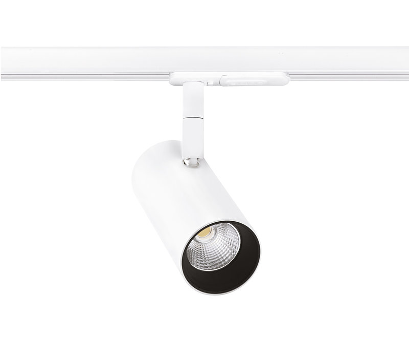 [ARIC-50440] ARIC 50440 - Elma - Proj. Rail 1 All.029, Blanc, Angle 30°, Led Intég. 10,5W 4000K 850Lm