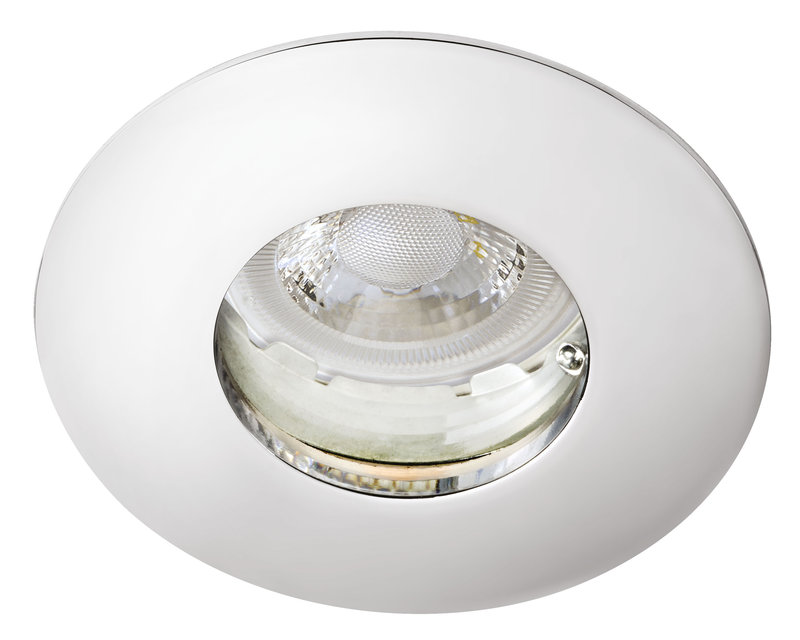 ARIC 4128 - Hidro-230 Cx -Encastré Gu10, Ip20/65, Vol.2, Rond, Fixe, Chromé, Ampoule Non Incl.