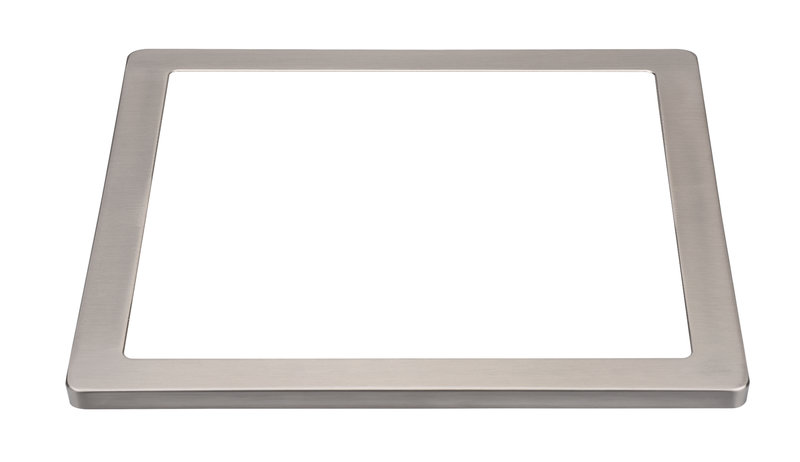 [ARIC-51559] ARIC 51559 - Collerette Pour Encastré Universal 18 Carre - Couleur Nickel - Fixation Par Clip