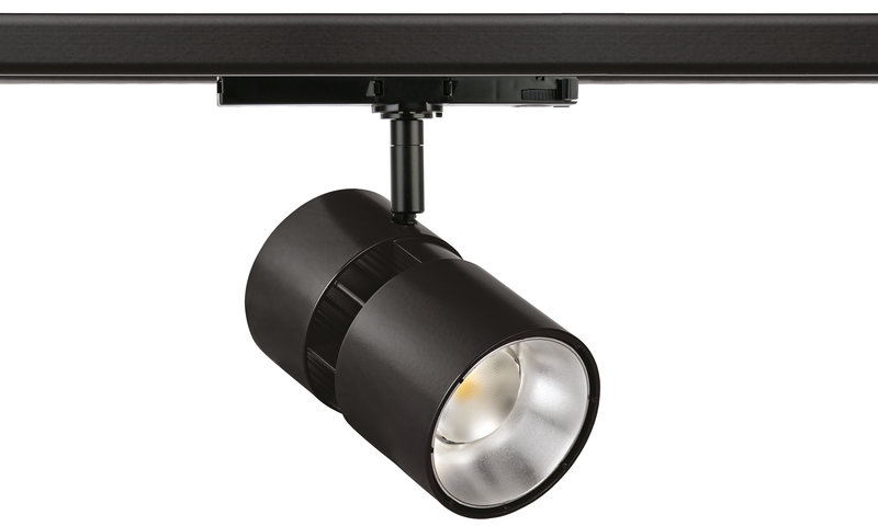 ARIC 50591 - Ninety - Proj. Rail 3 All.023, Noir, Angle 30°, Led Intég. 39W 4000K 3500Lm
