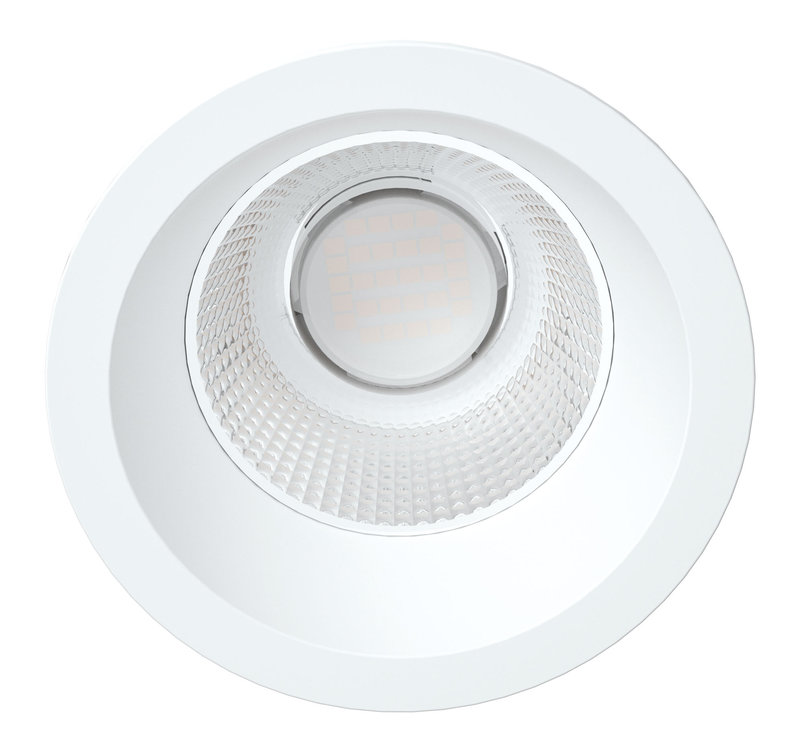[ARIC-51970] ARIC 51970 - Encastré Riva 2 Cct 3000/4000K Ip64, Ø113Mm, Blanc, Led 9W 60° 950Lm, Dim