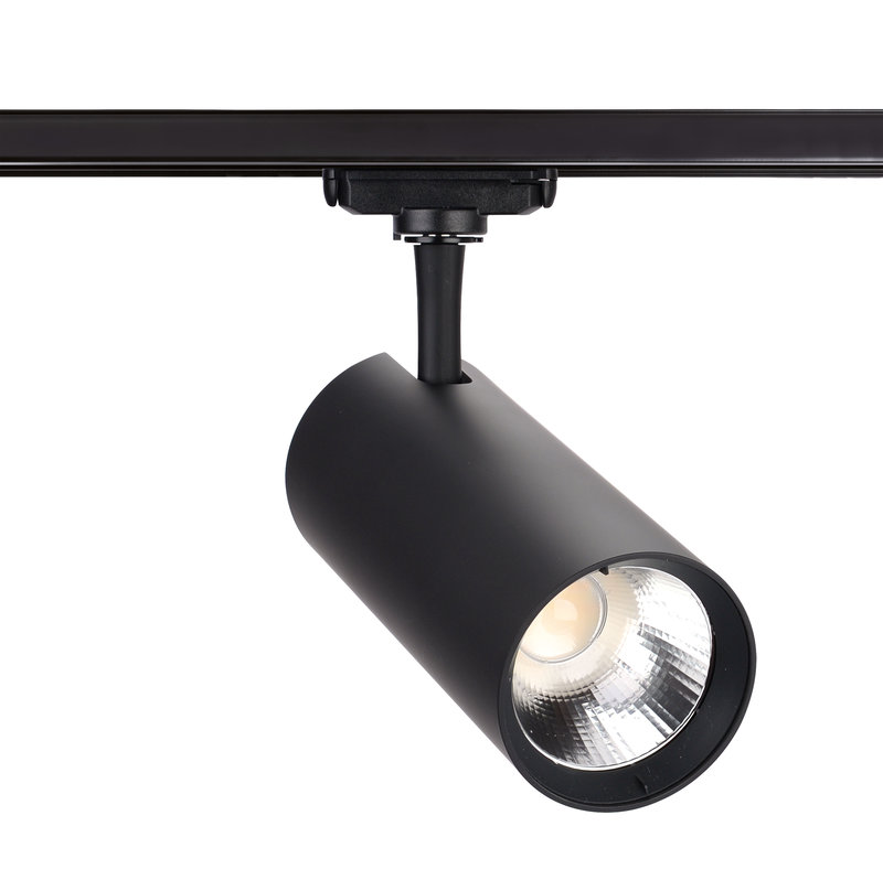ARIC 51565 - Projecteur Pour Rail 1All. Polaris Noir 45° 21/30W 1950-2570Lm 3-Cct 30000H