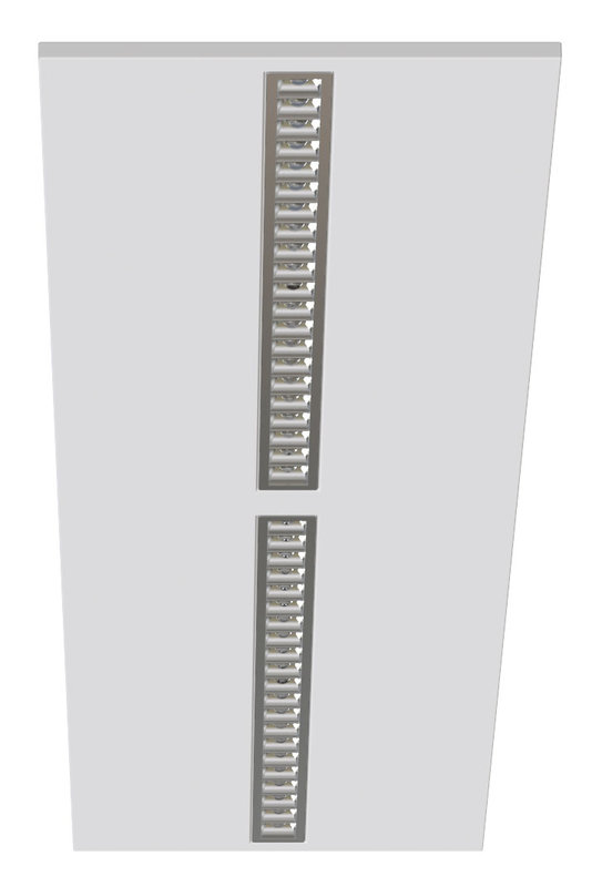 [ARIC-51979] ARIC 51979 - Dalle Modulo 300X1200 Ugr16 25W 2Cct (3000K/4000K) 3500Lm 50000H Blanc Et Silver