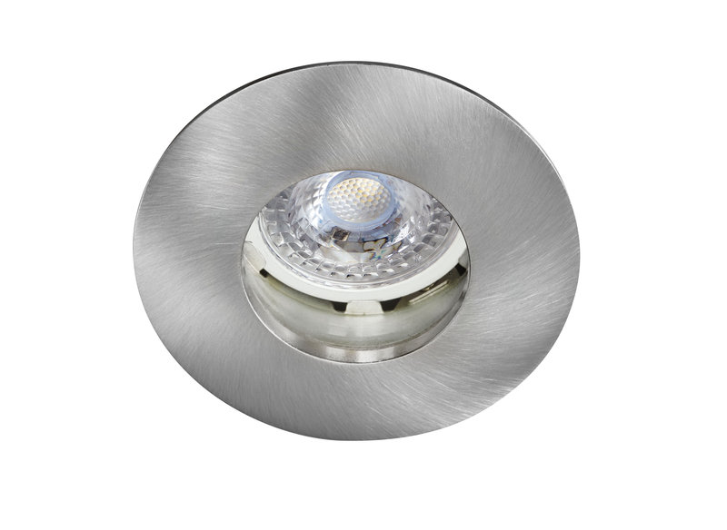 ARIC 4069 - Hidro - Encastré Gu5,3, Ip20/65, Vol.1, Rond, Fixe, Nickel, Ampoule Non Incl.